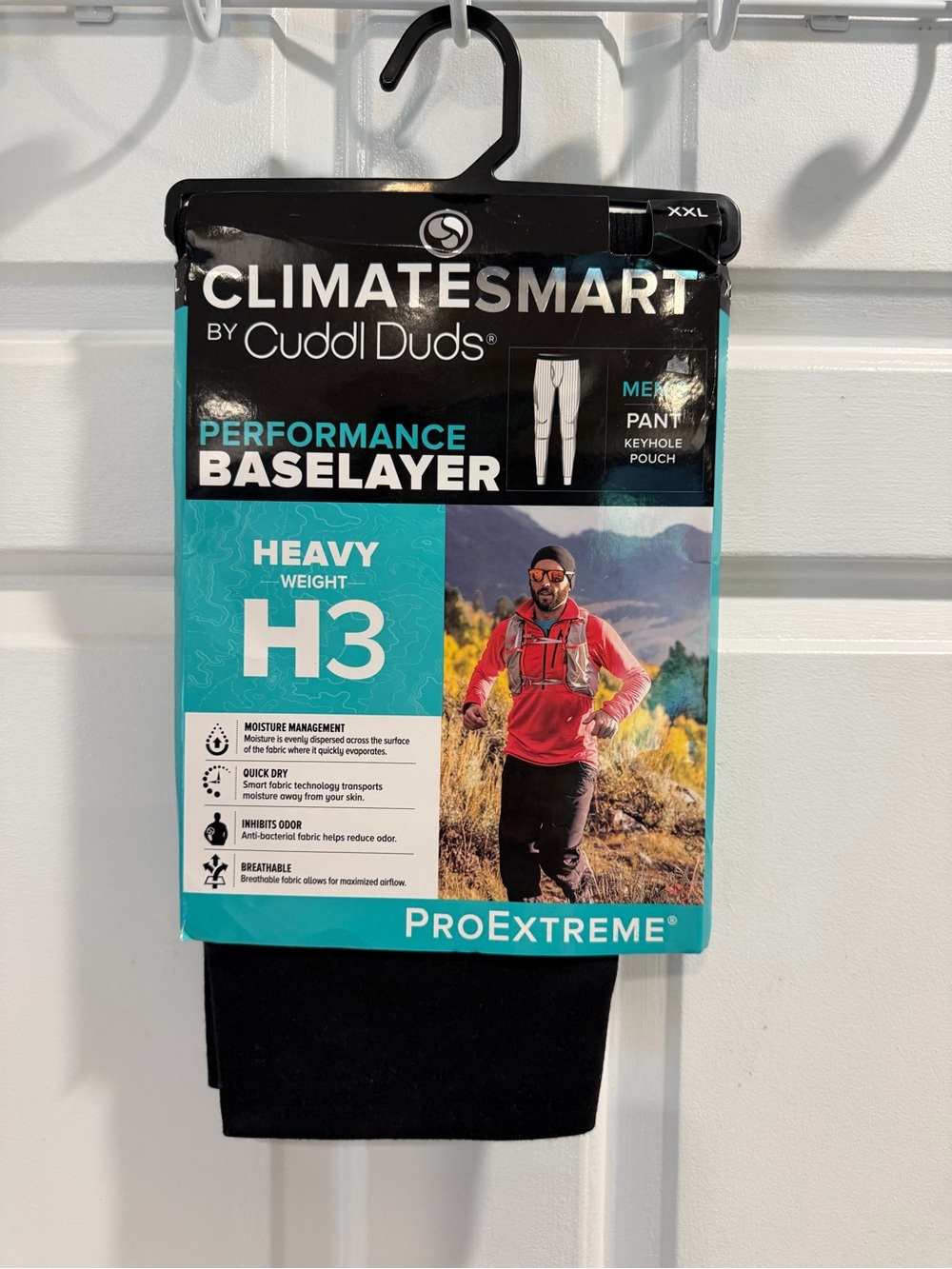 NWT CLIMATESMART by Cuddl Duds Performance Baselayer Heavy H3 - Black Sz XXL $50
